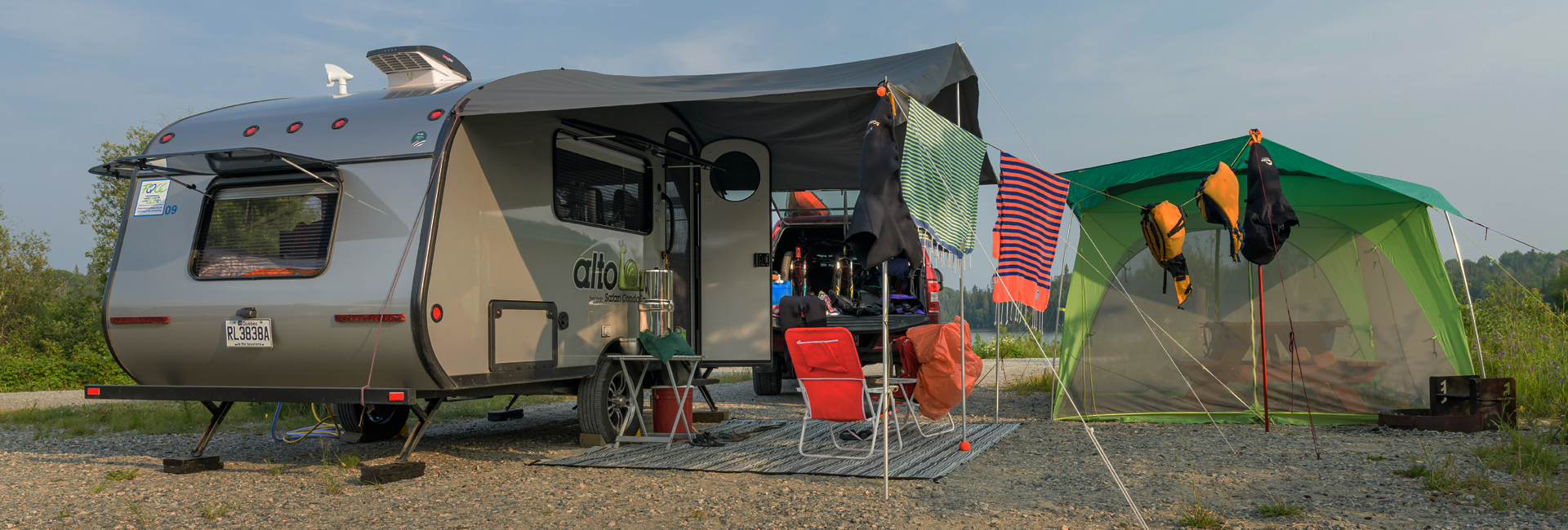 Bannière Les étapes de base de l’arrivée au camping