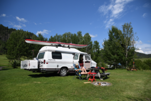 Sur le plateau supérieur du camping Sainte-Rose-du-Nord - Magazine Camper