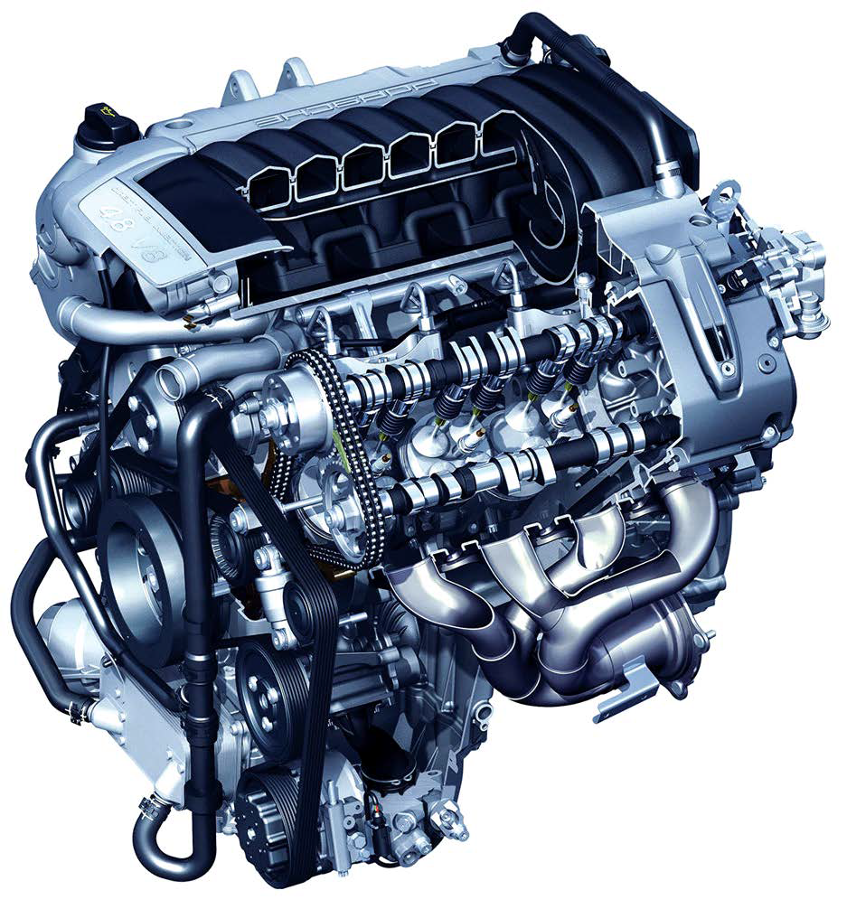 Le calage variable des soupapes d’un moteur haute performance exige une lubrification adéquate. (Porsche Cayenne) - Magazine Camper