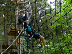 Le parcours Fjord en arbres extrême pousse l'adrénaline au maximum. - Magazine Camper