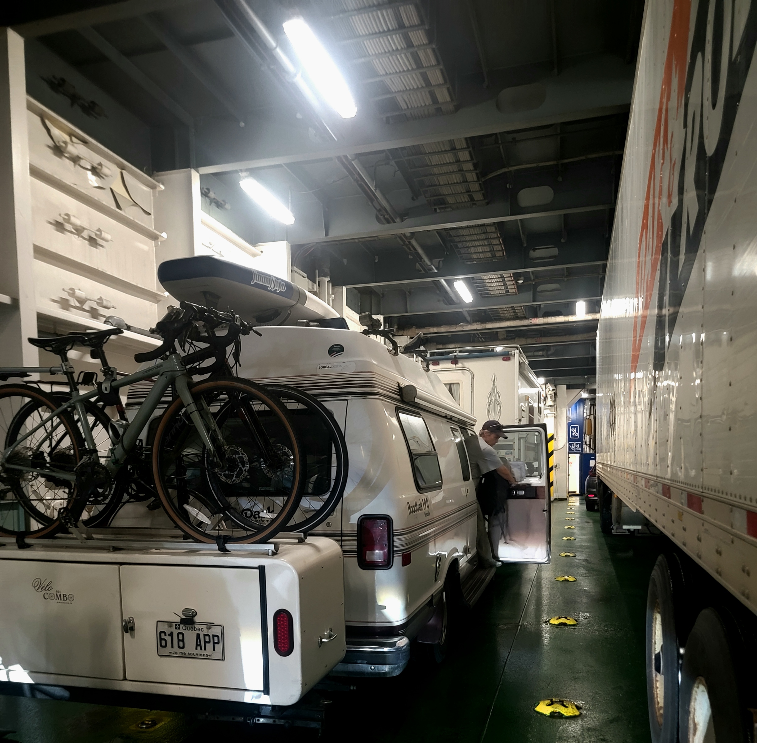 Dans le traversier St John's à Digby - Magazine Camper